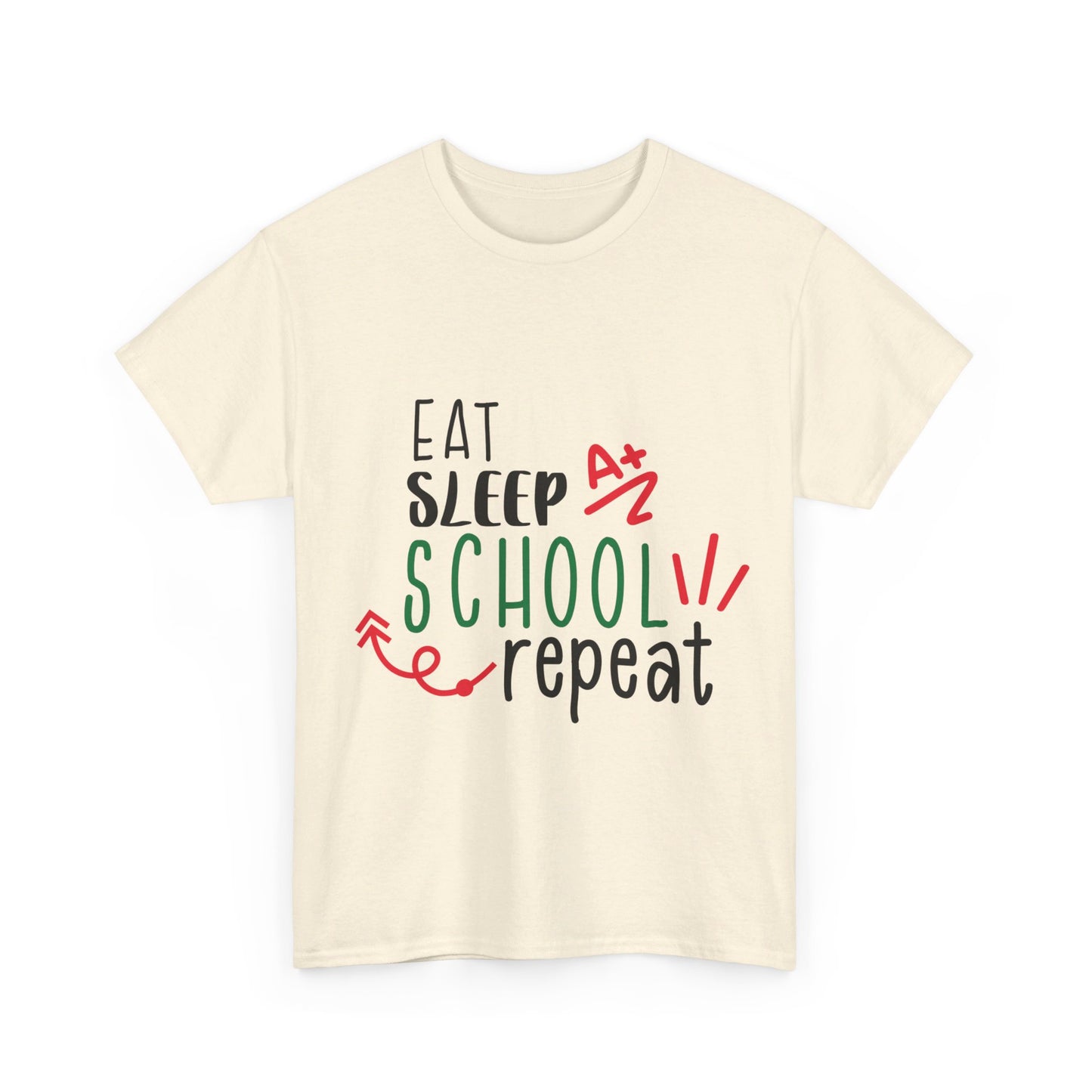 Eat Sleep School Repeat T-Shirt