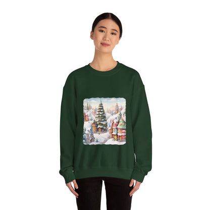 Snowy Christmas Village 16 - Sweatshirt