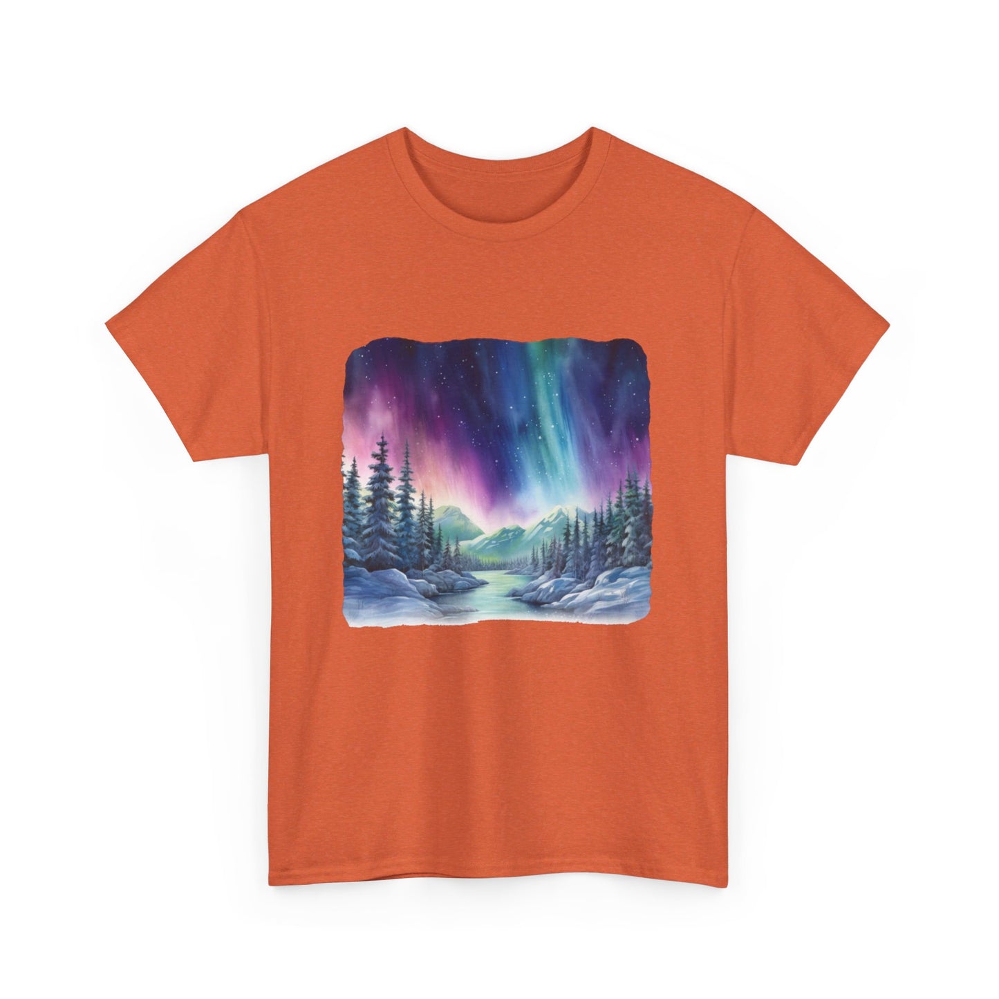 Northern Lights Watercolor  - T-Shirt