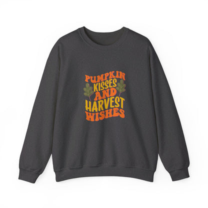 Pumpkin Kisses And Harvest Wishes - Sweatshirt