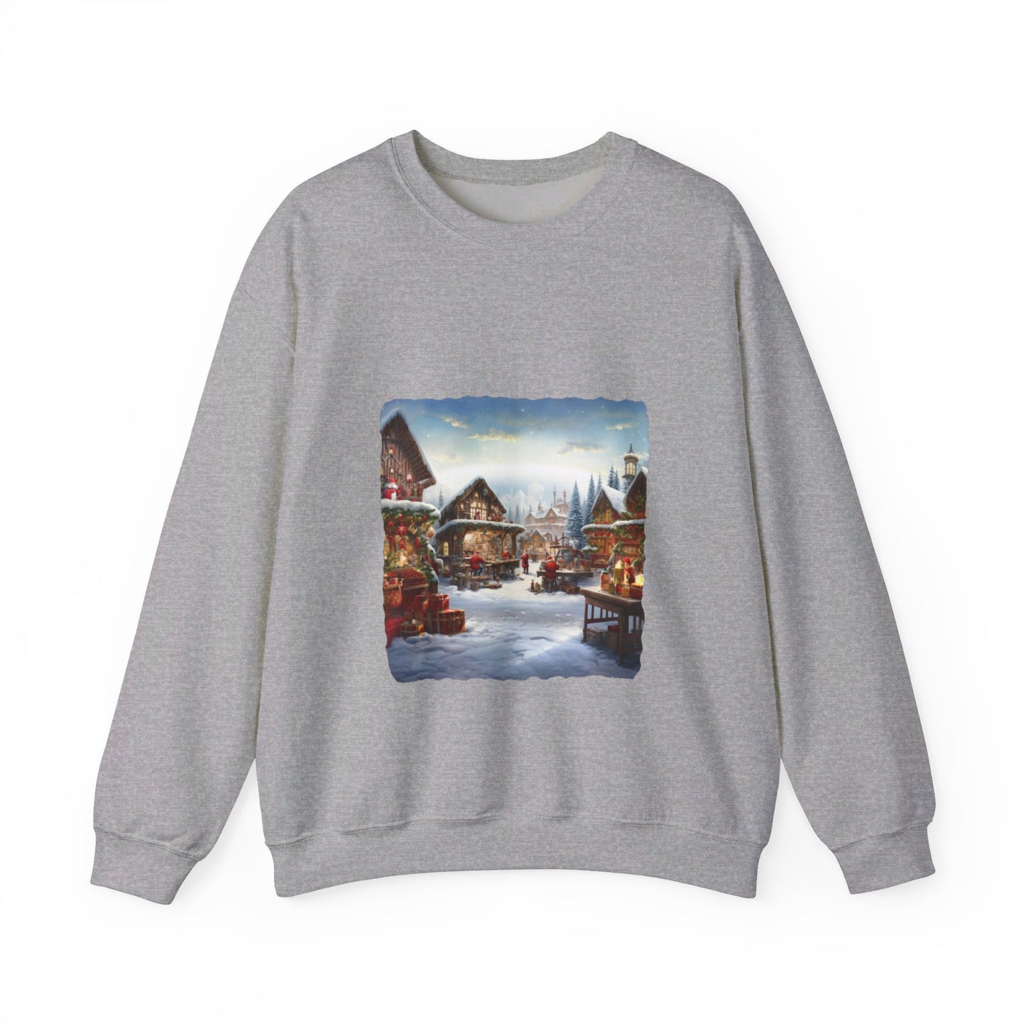 Snowy Christmas Village North Pole - Sweatshirt