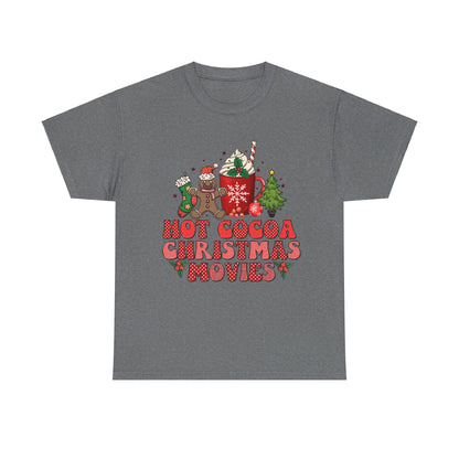 Hot Cocoa Christmas Movies T-Shirt