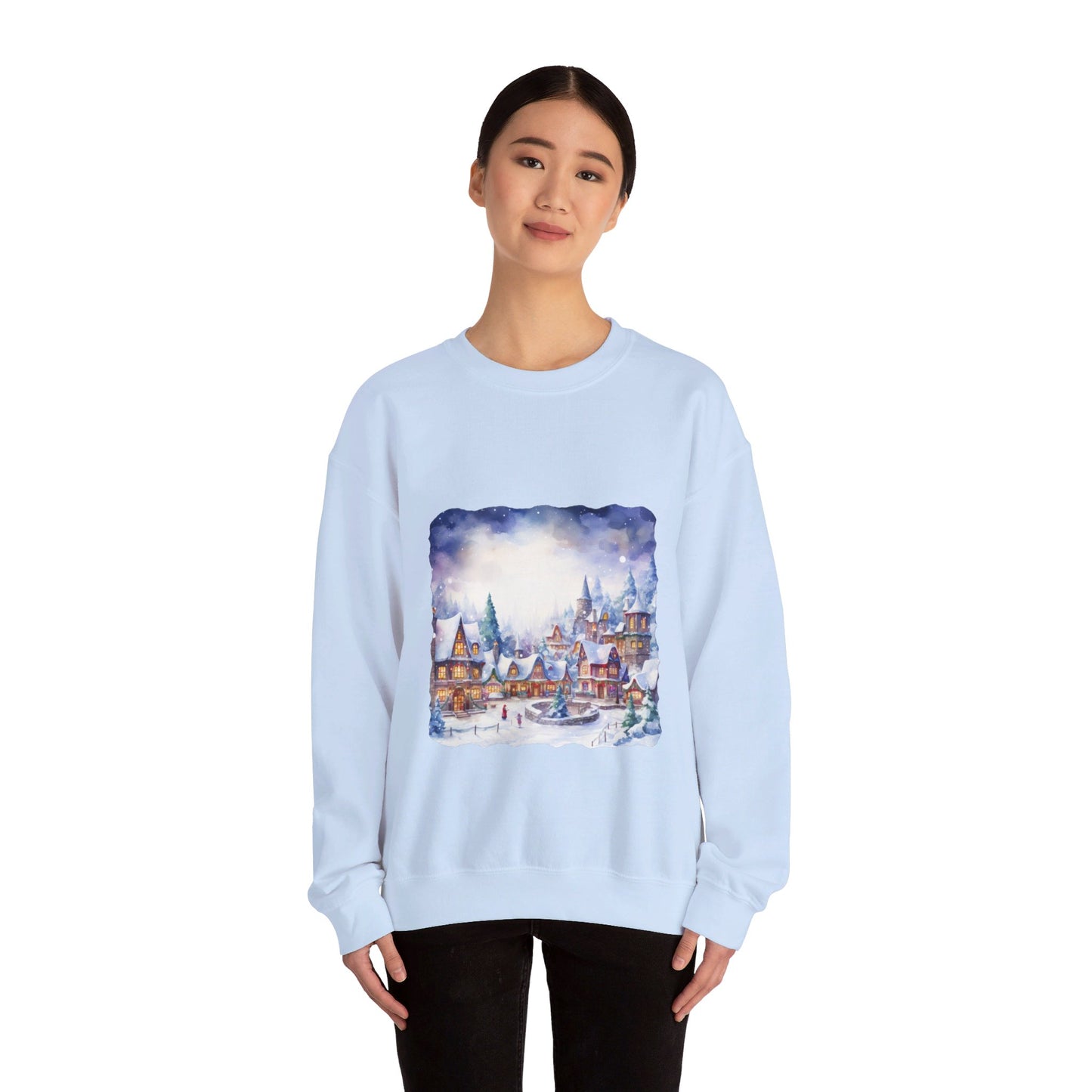 Snowy Christmas Village 5 - Sweatshirt