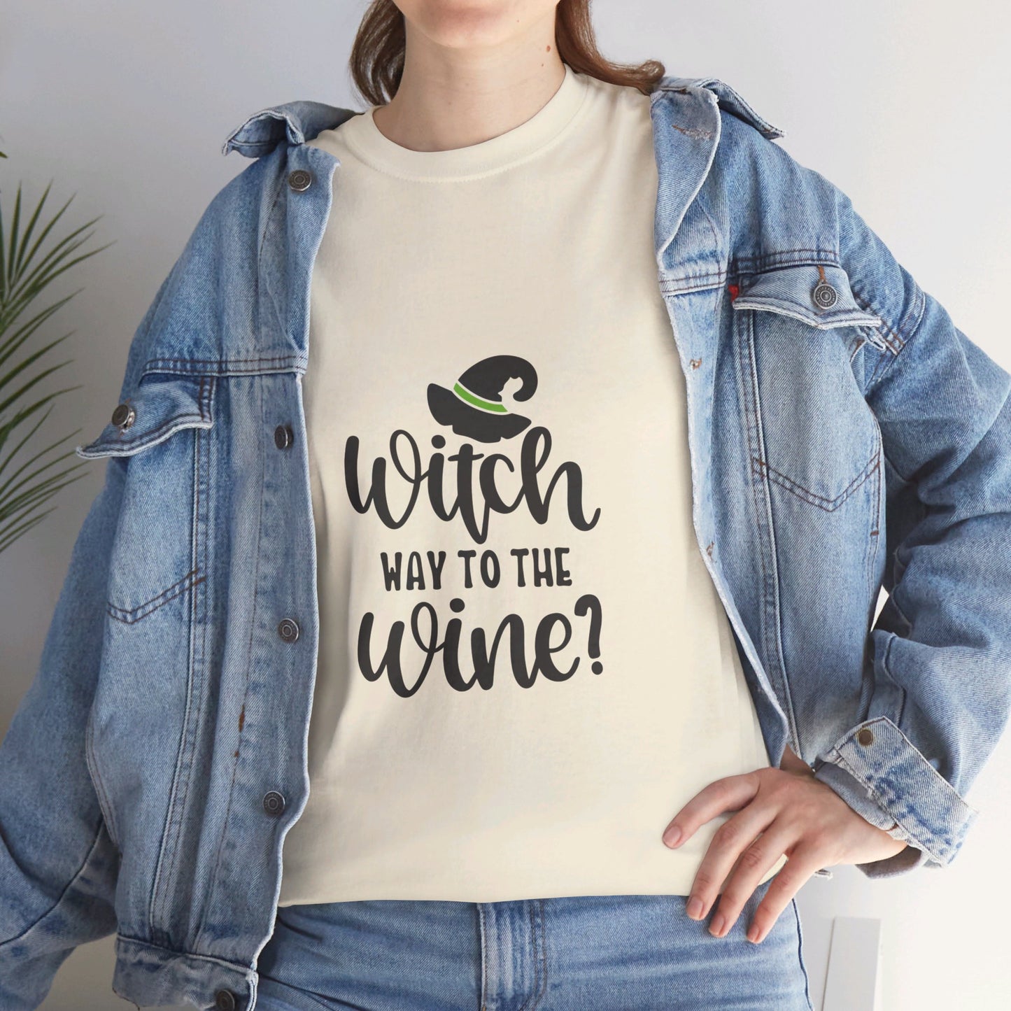 Witch way to the wine-T-Shirt