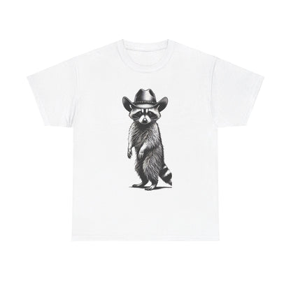 Raccon With cowboy hat - T-Shirt