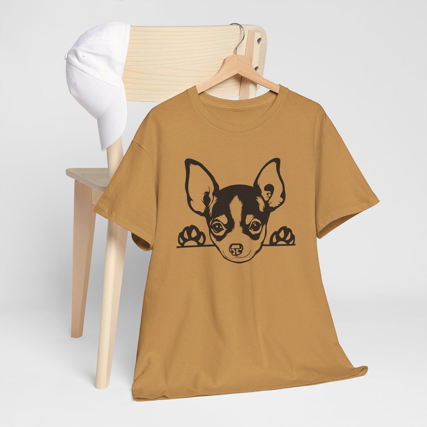 Peeking Chihuahua, Pure Cuteness - T-Shirt