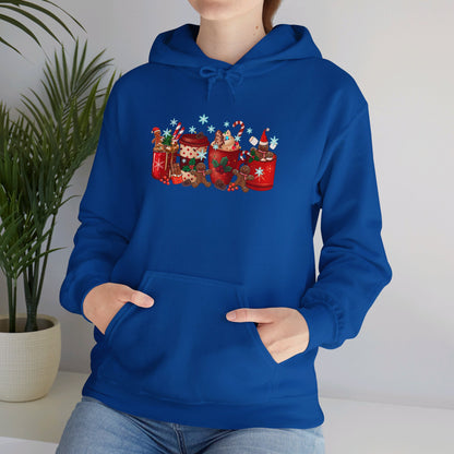 Christmas Cocoa & Gingerbread Delight - Hooded Sweatshirt