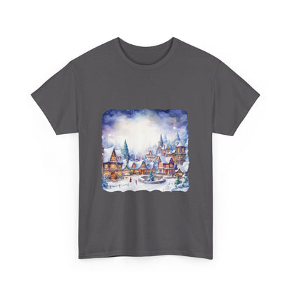 Snowy Christmas Village 5 - T-Shirt