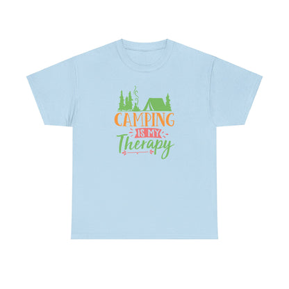 Camping Is My Therapy - T-Shirt