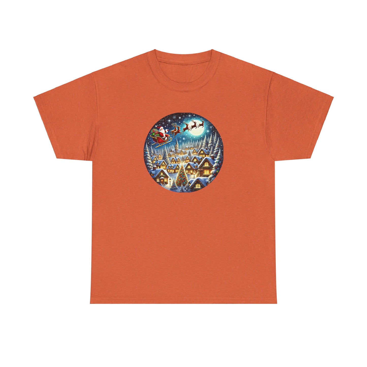 Santa's Snowy Flight - T-Shirt