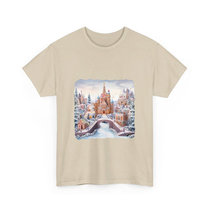 Snowy Christmas Village 10 - T-Shirt