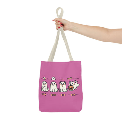 4 Friendly dog ghosts - Tote Bag