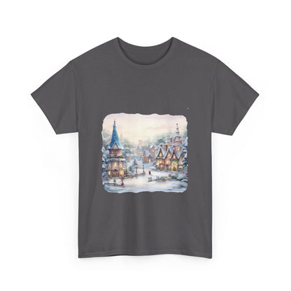 Snowy Christmas Village 2 - T-Shirt