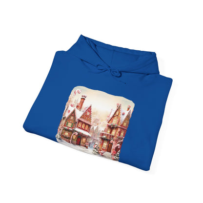 Snowy Christmas Village 11 - Hooded Sweatshirt