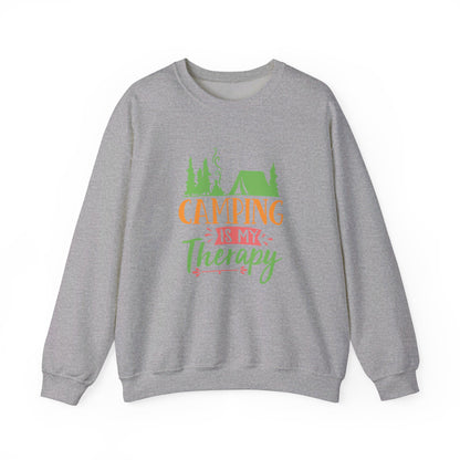 Camping Is My Therapy  - Crewneck Sweatshirt