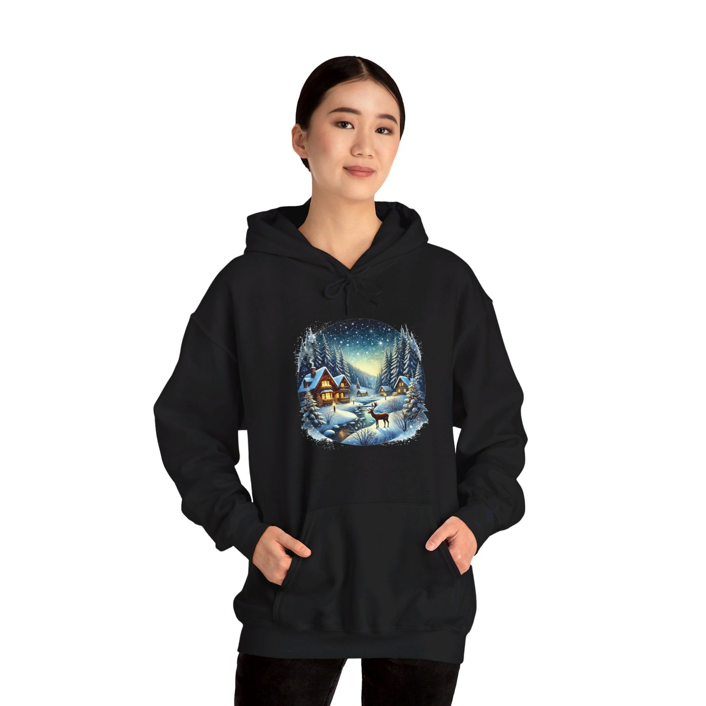 Reindeer Fueled Magic - Hooded Sweatshirt