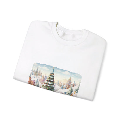 Snowy Christmas Village 16 - Sweatshirt