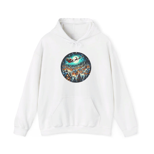 Christmas Nightscape Adventure - Hooded Sweatshirt