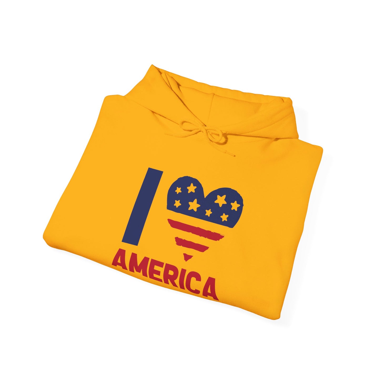 Heartfelt Love for the America - Hooded Sweatshirt