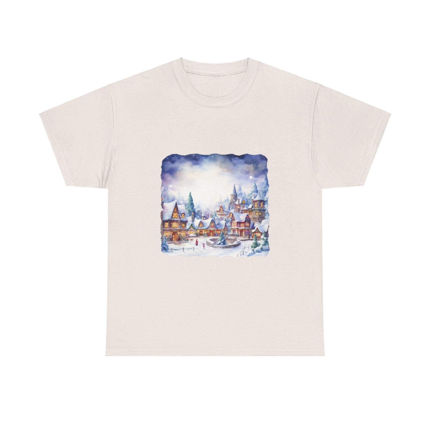 Snowy Christmas Village 5 - T-Shirt