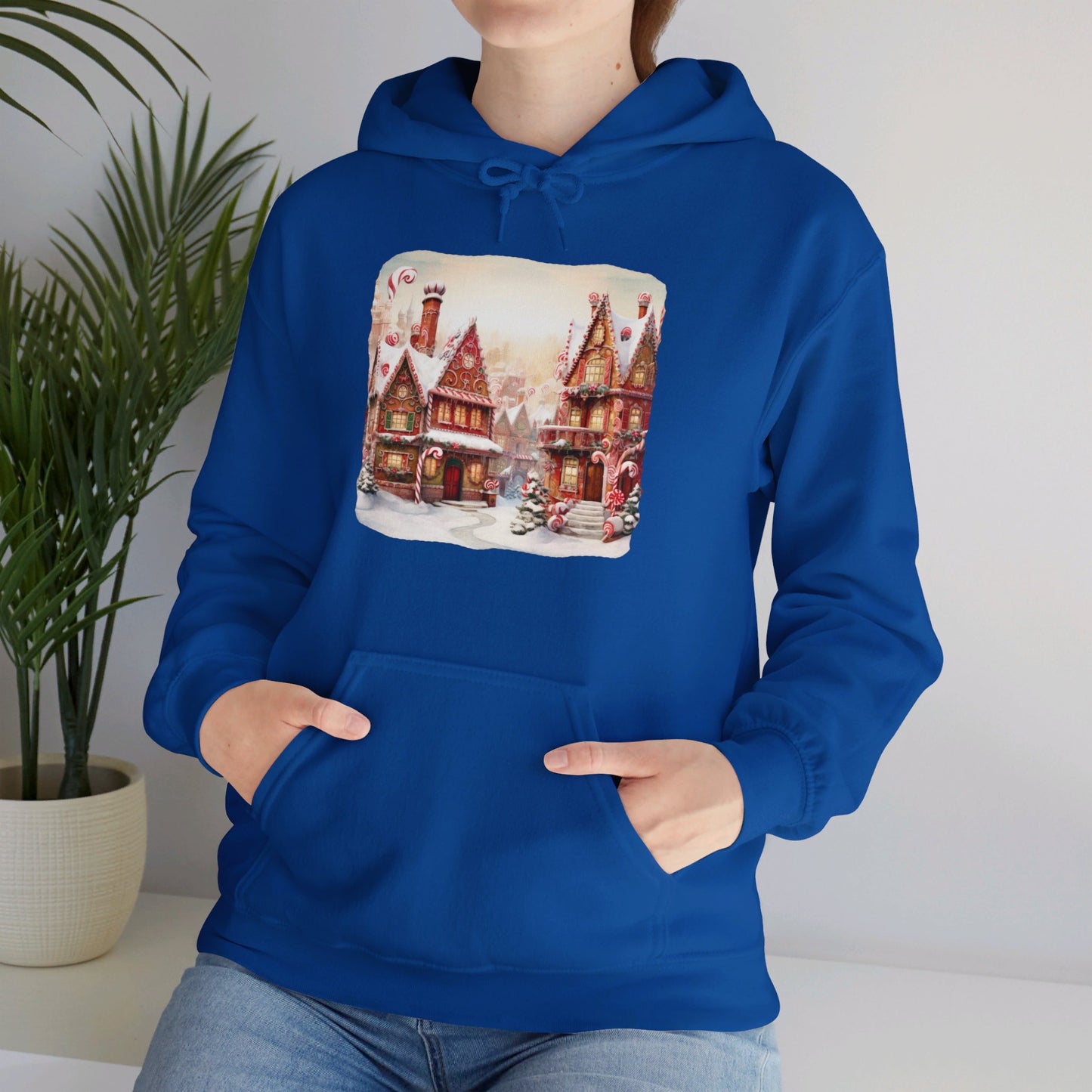 Snowy Christmas Village 11 - Hooded Sweatshirt