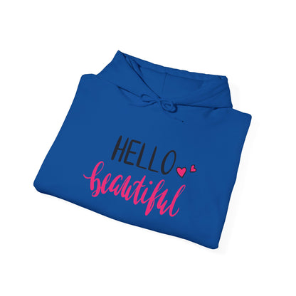 Hello Beautiful, Embrace Your Radiance - Hooded Sweatshirt