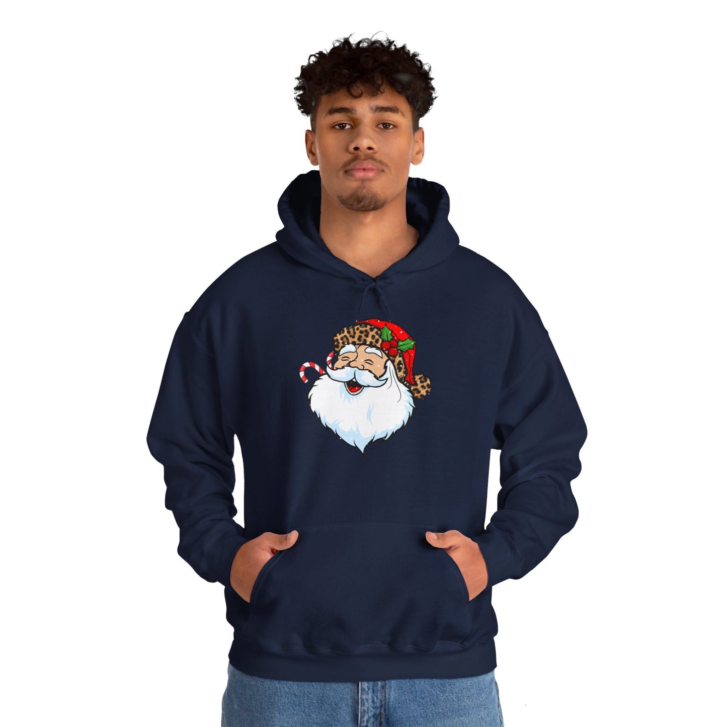 Festive Santa Claus - Hooded Sweatshirt