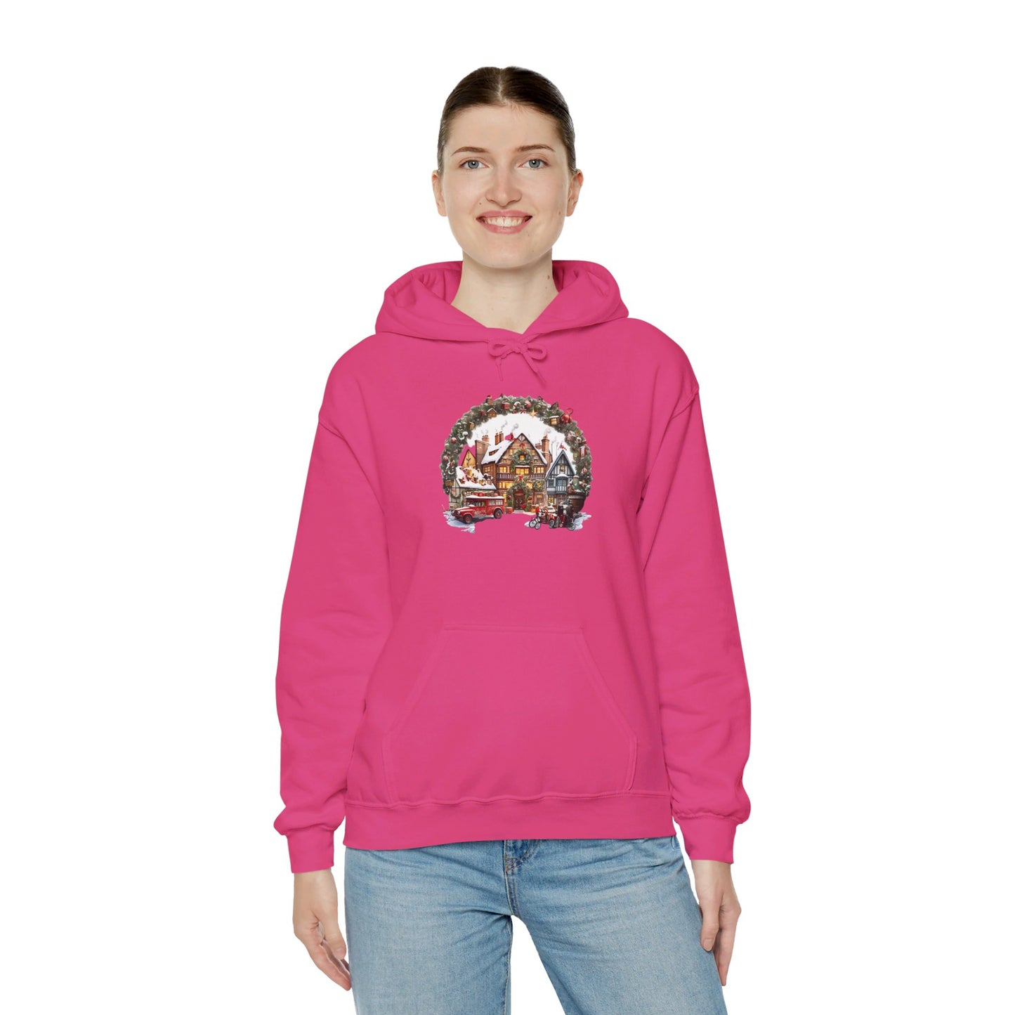Christmas Village Bliss - Hooded Sweatshirt