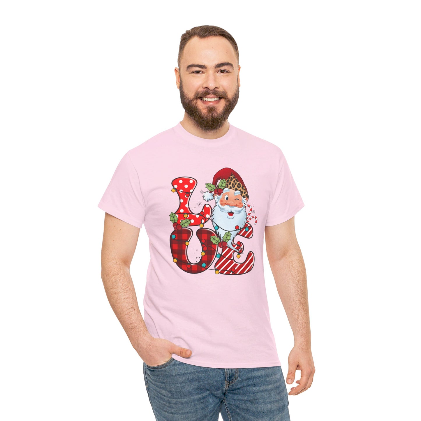 Festive Santa LOVE - T-Shirt