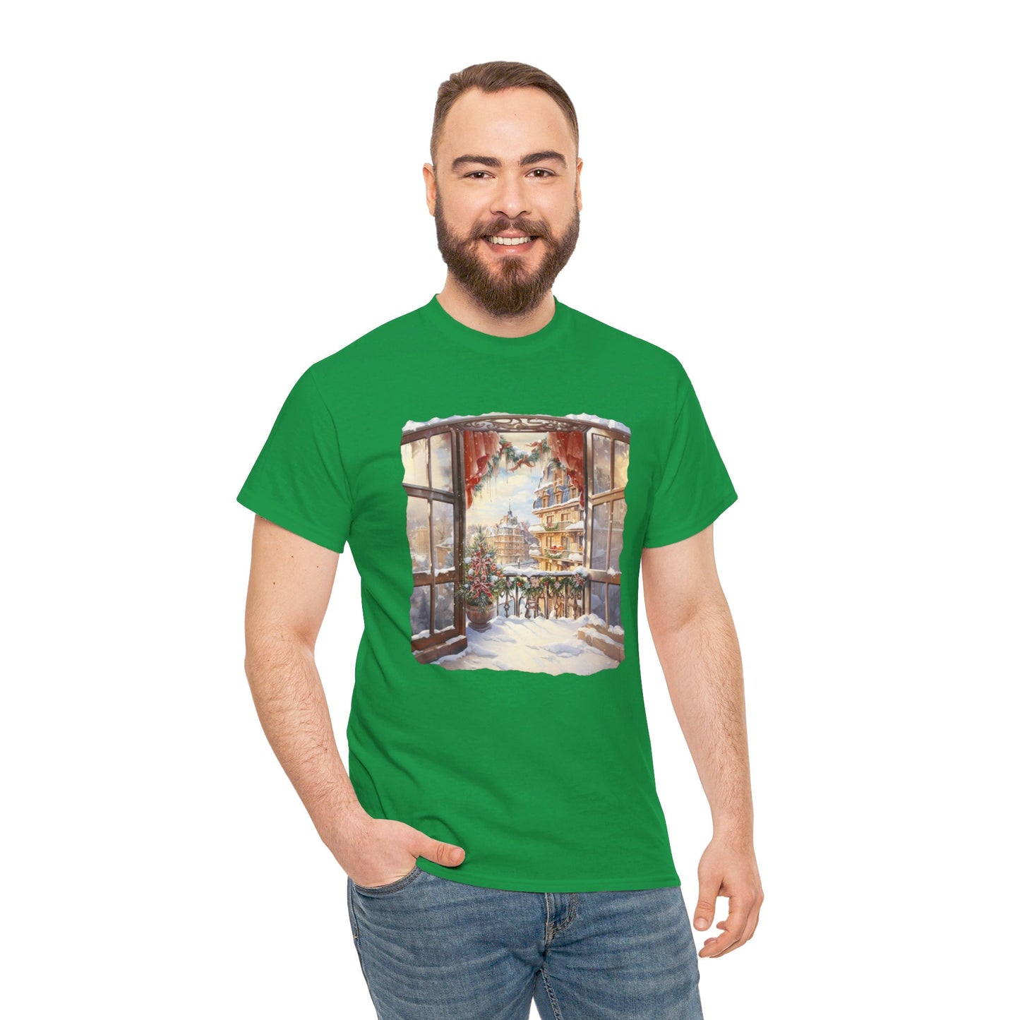 Christmas City To The Window  - T-Shirt