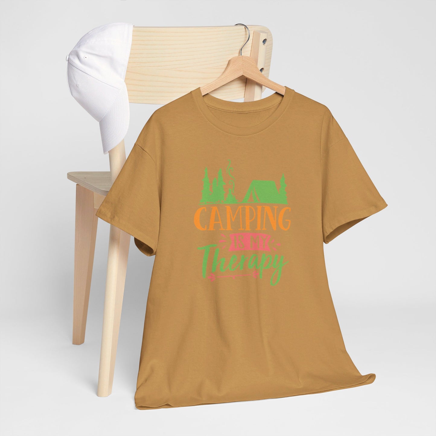 Camping Is My Therapy - T-Shirt