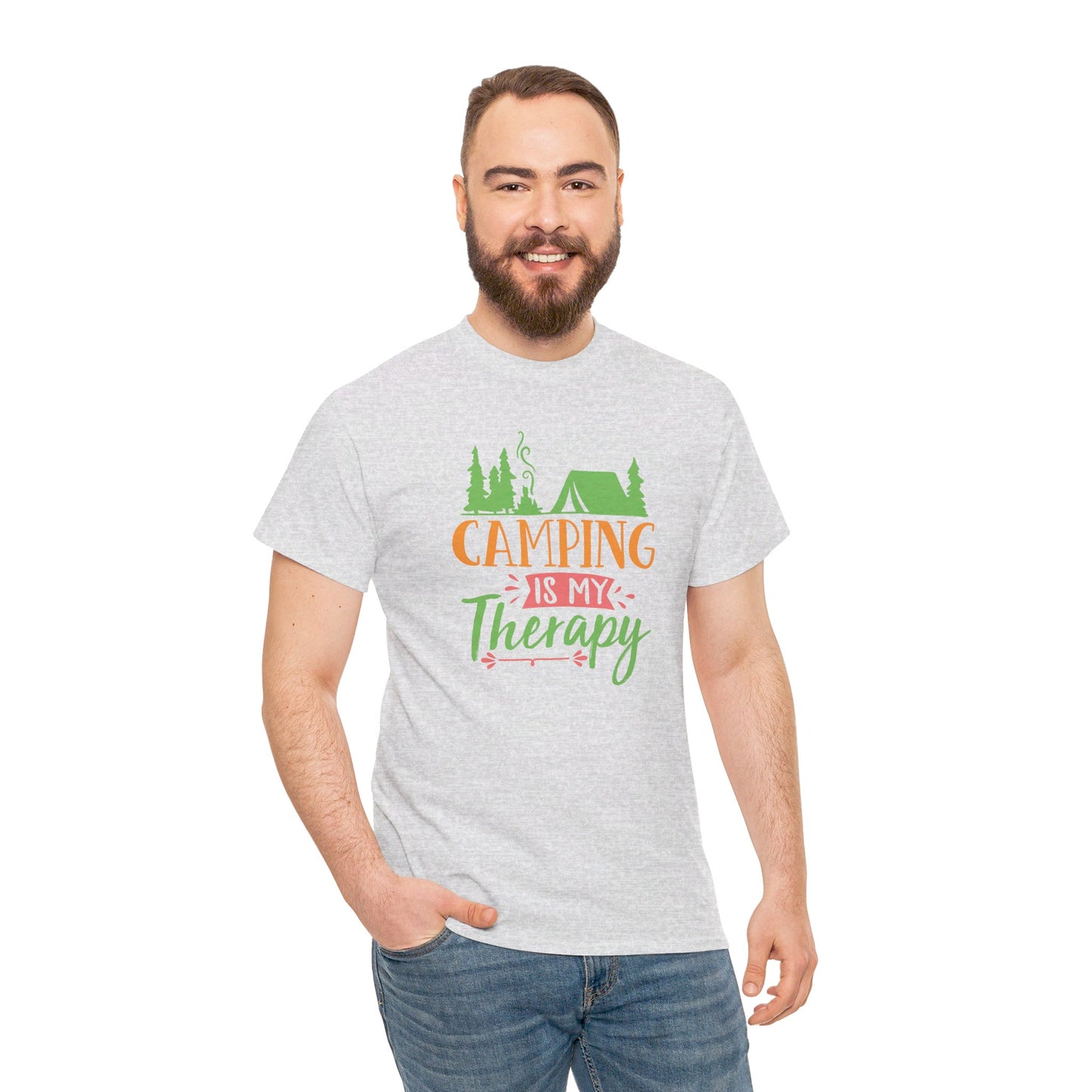 Camping Is My Therapy - T-Shirt