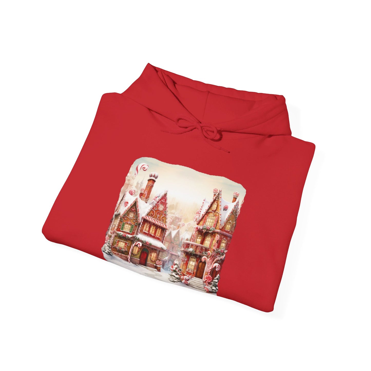 Snowy Christmas Village 11 - Hooded Sweatshirt