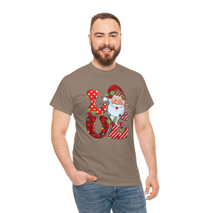 Festive Santa LOVE - T-Shirt