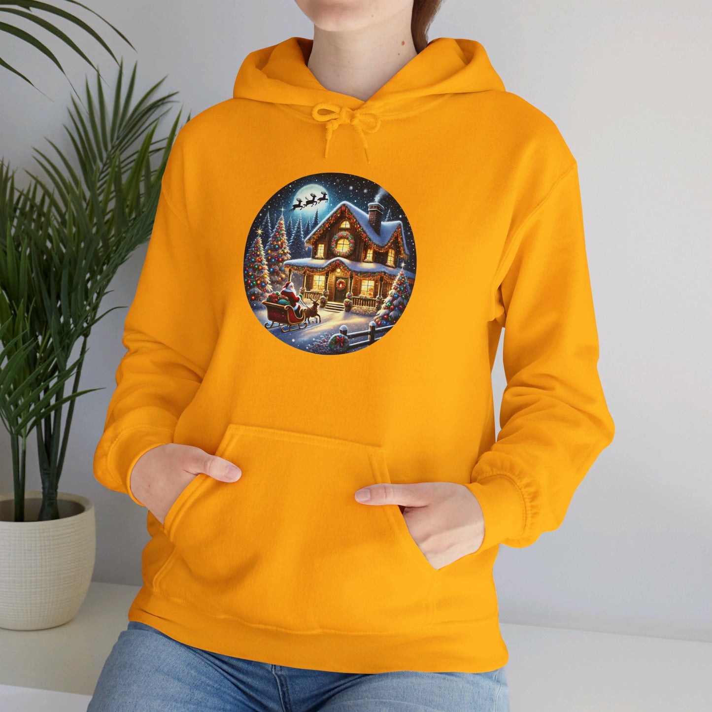 Santa's Joyful Ride - Hooded Sweatshirt