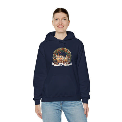 Snowy Village Bliss - Hooded Sweatshirt