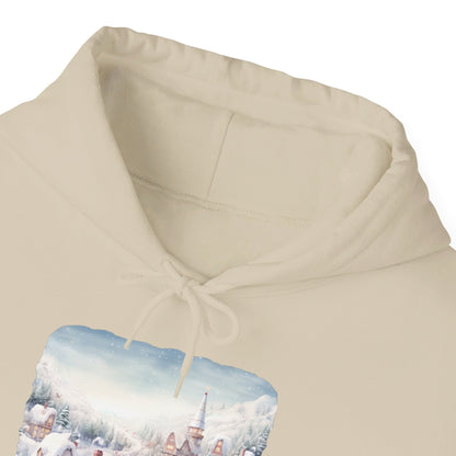 Snowy Christmas Village - Hooded Sweatshirt