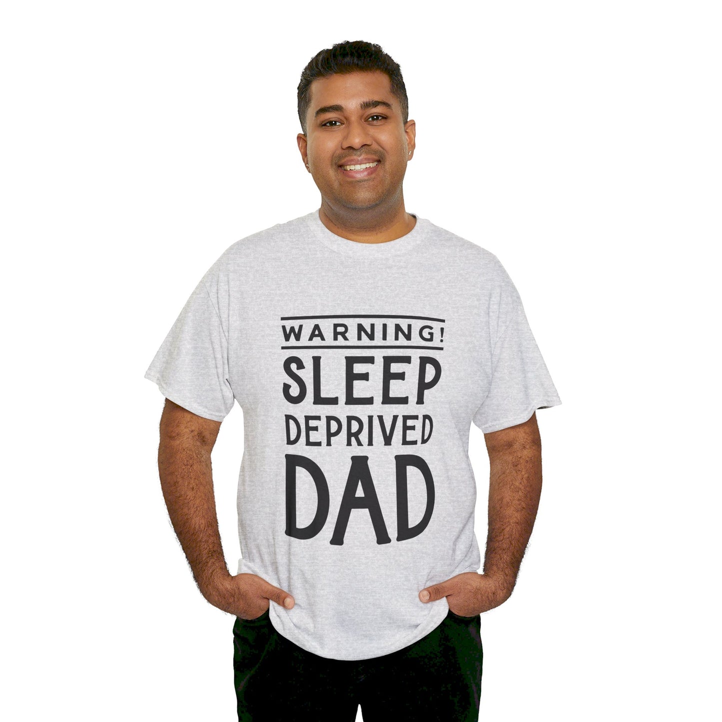 Warning Sleep Deprived Dad - T-Shirt