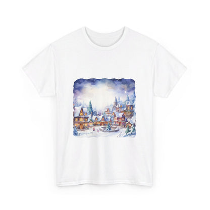 Snowy Christmas Village 5 - T-Shirt