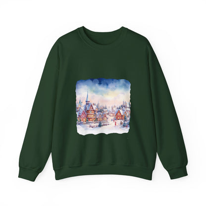 Snowy Christmas Village 7 - Sweatshirt