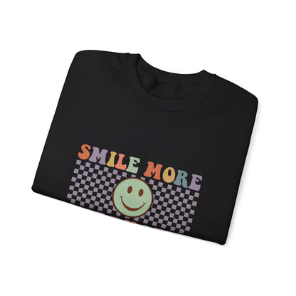 Smile More, Worry Less Sweatshirt