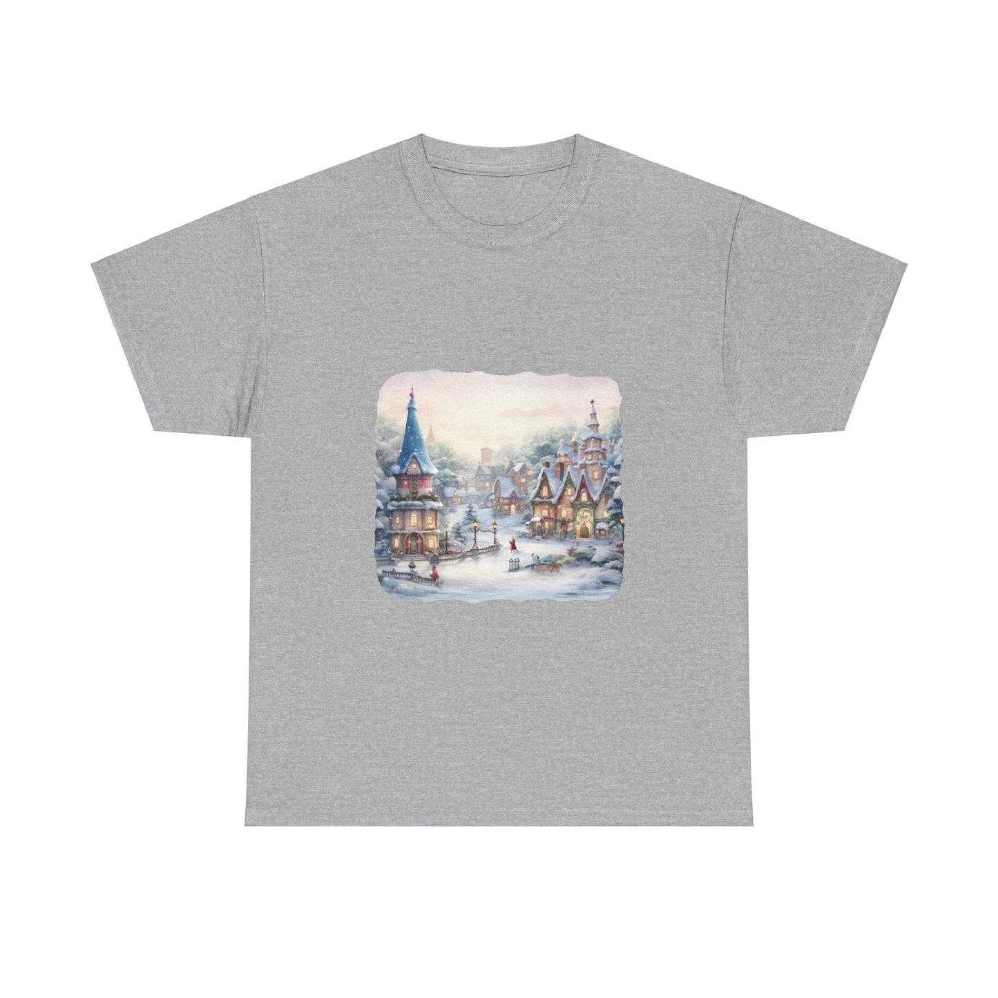 Snowy Christmas Village 2 - T-Shirt