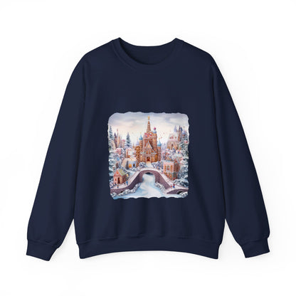 Snowy Christmas Village 10 - Sweatshirt