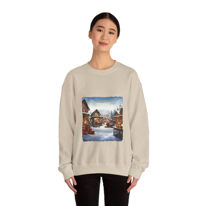 Snowy Christmas Village North Pole - Sweatshirt