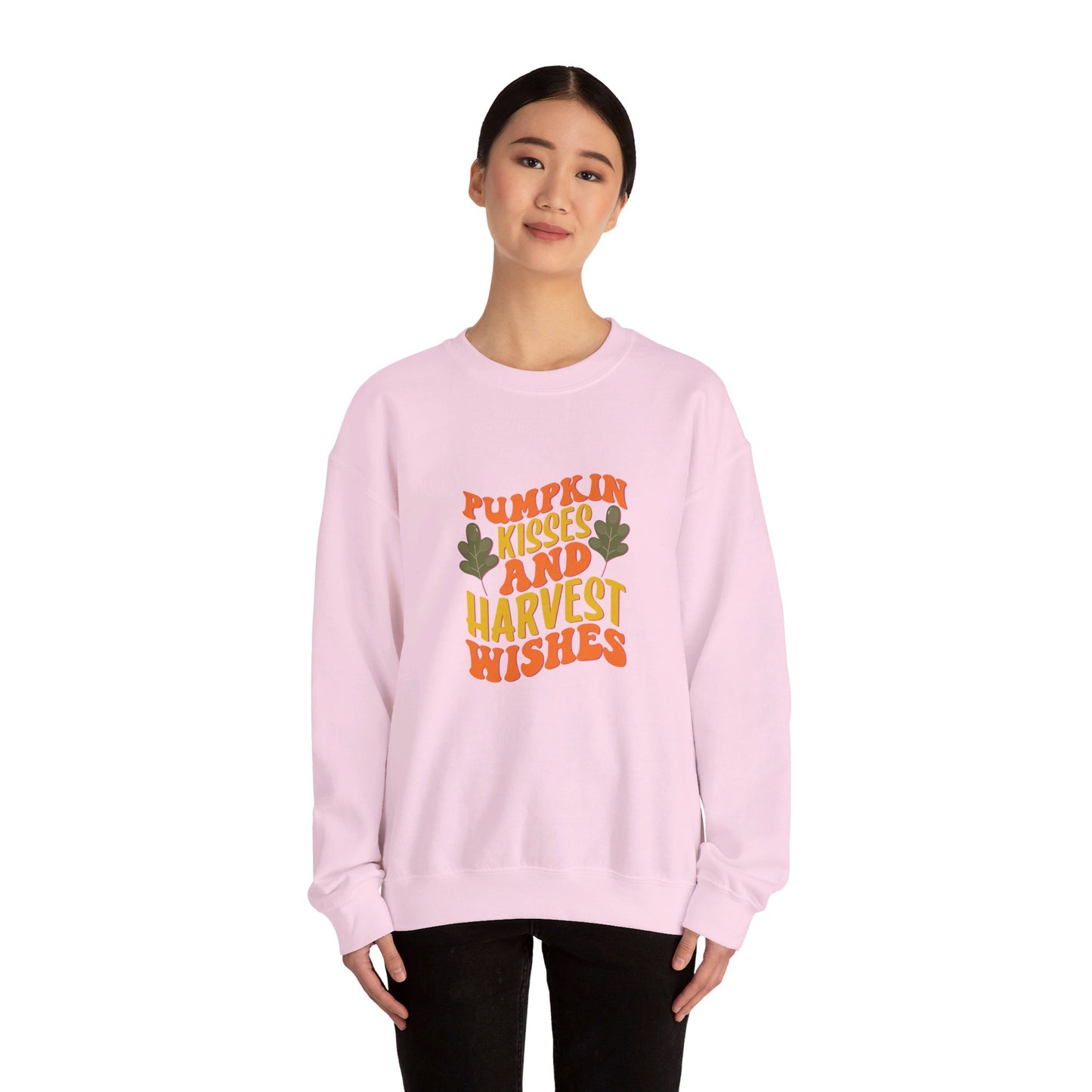 Pumpkin Kisses And Harvest Wishes - Sweatshirt