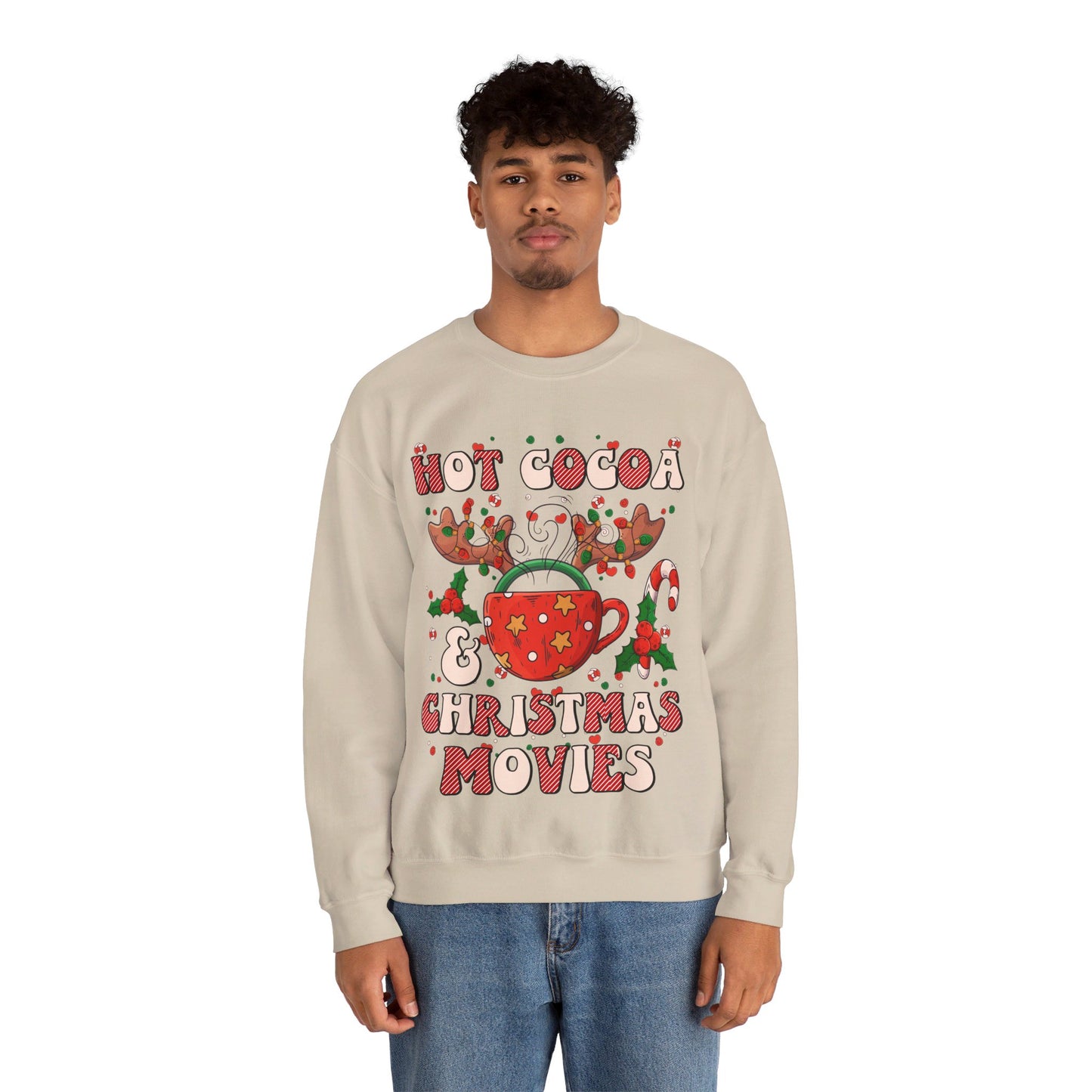 Hot Cocoa Christmas Movies - Crewneck Sweatshirt