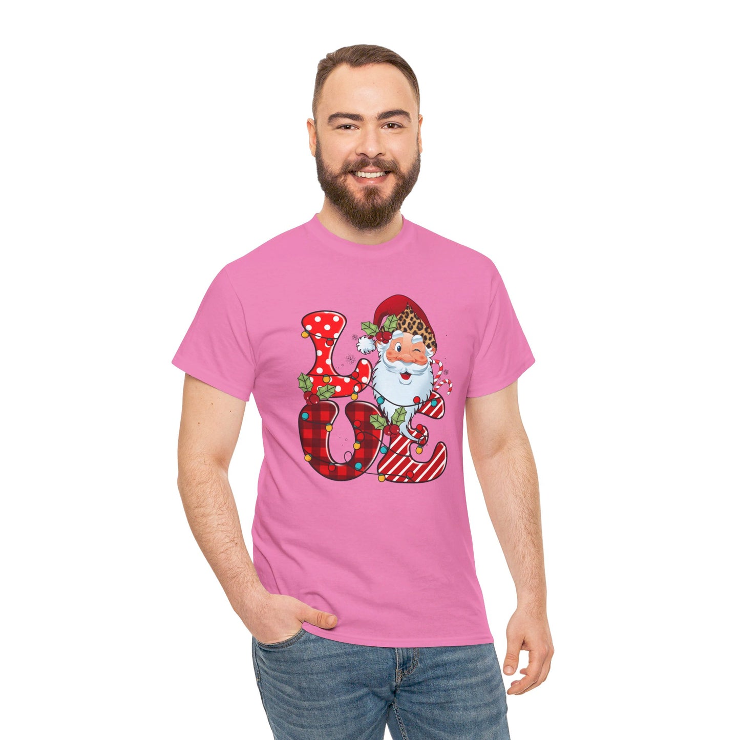 Festive Santa LOVE - T-Shirt