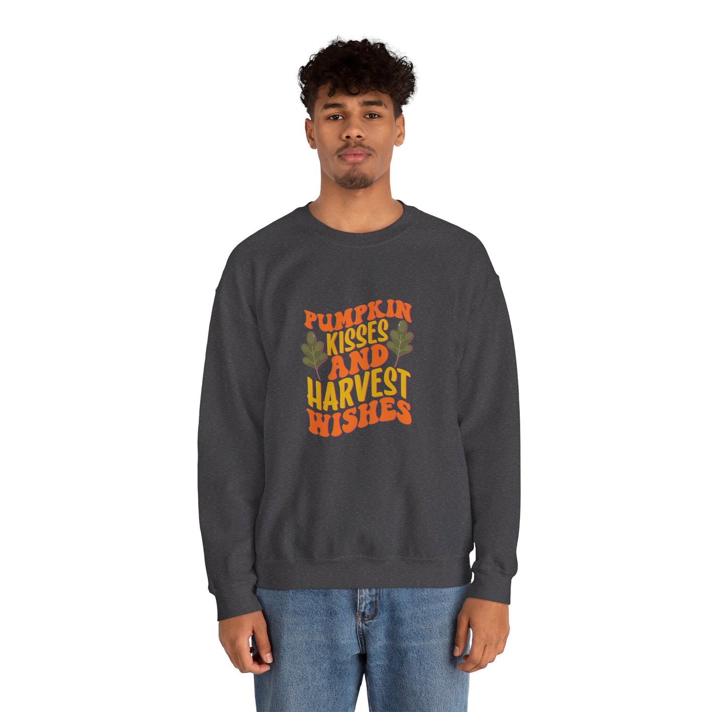 Pumpkin Kisses And Harvest Wishes - Sweatshirt