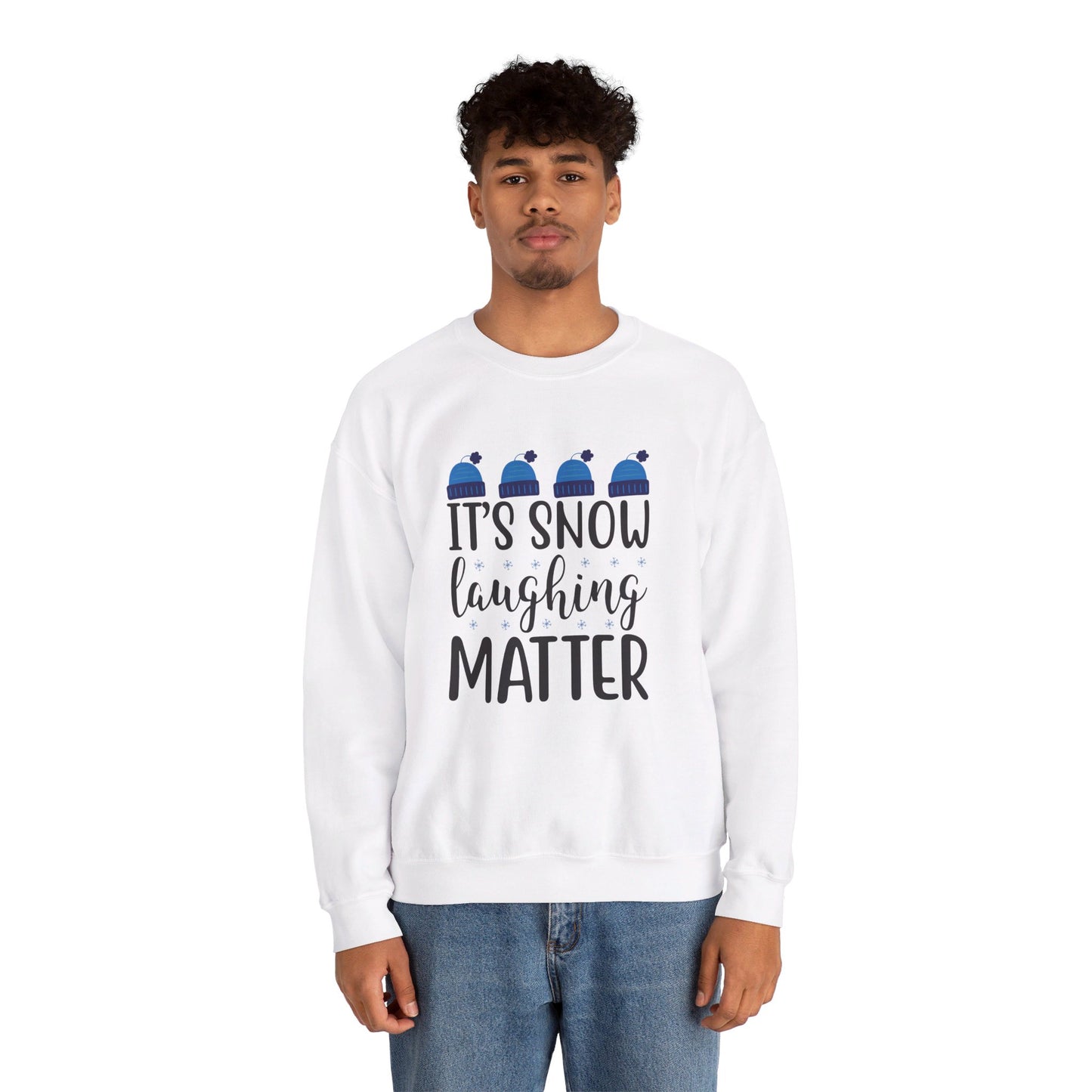 It's Snow Laughing Matter - Crewneck Sweatshirt