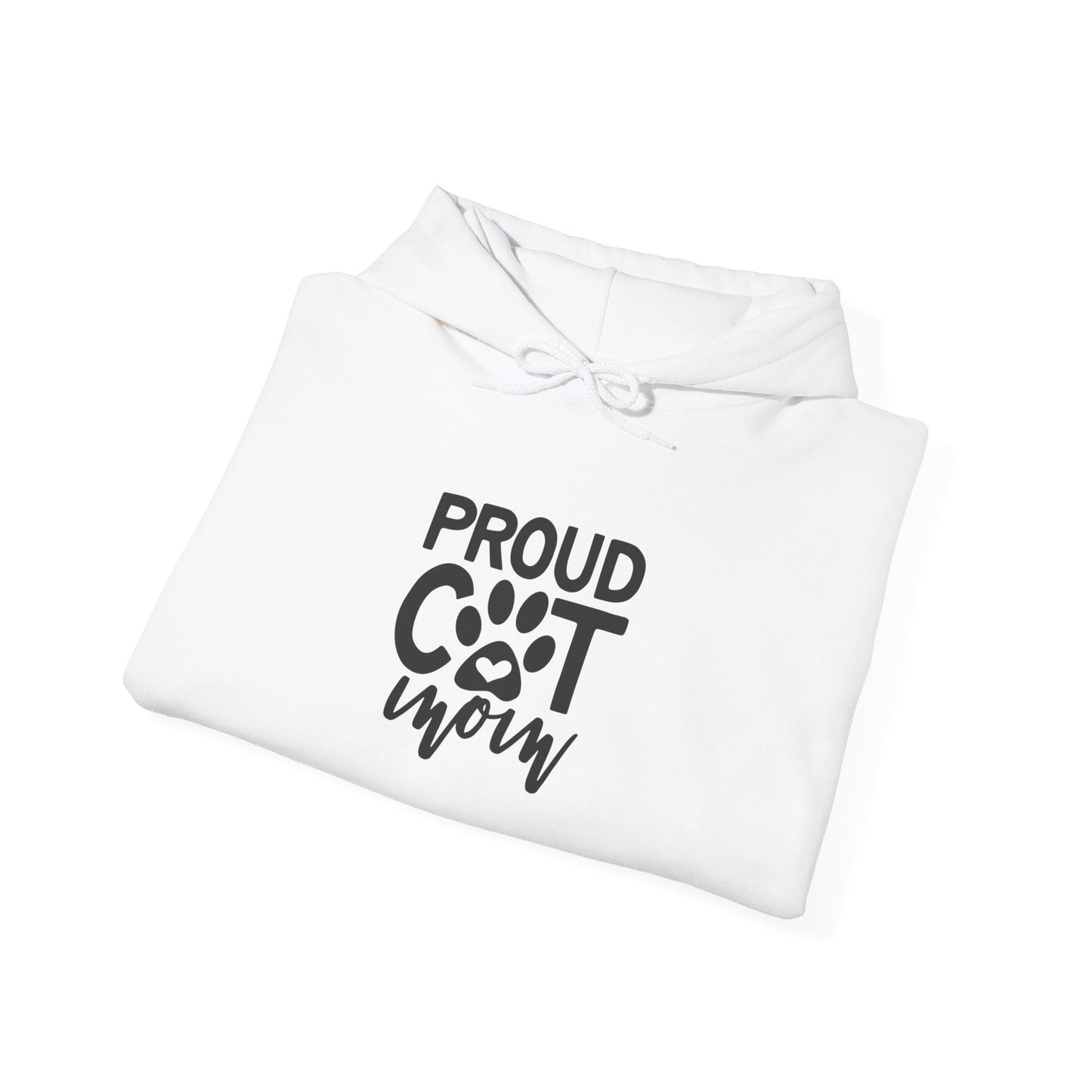 Proud Cat Mom Feline Love Forever - Hooded Sweatshirt